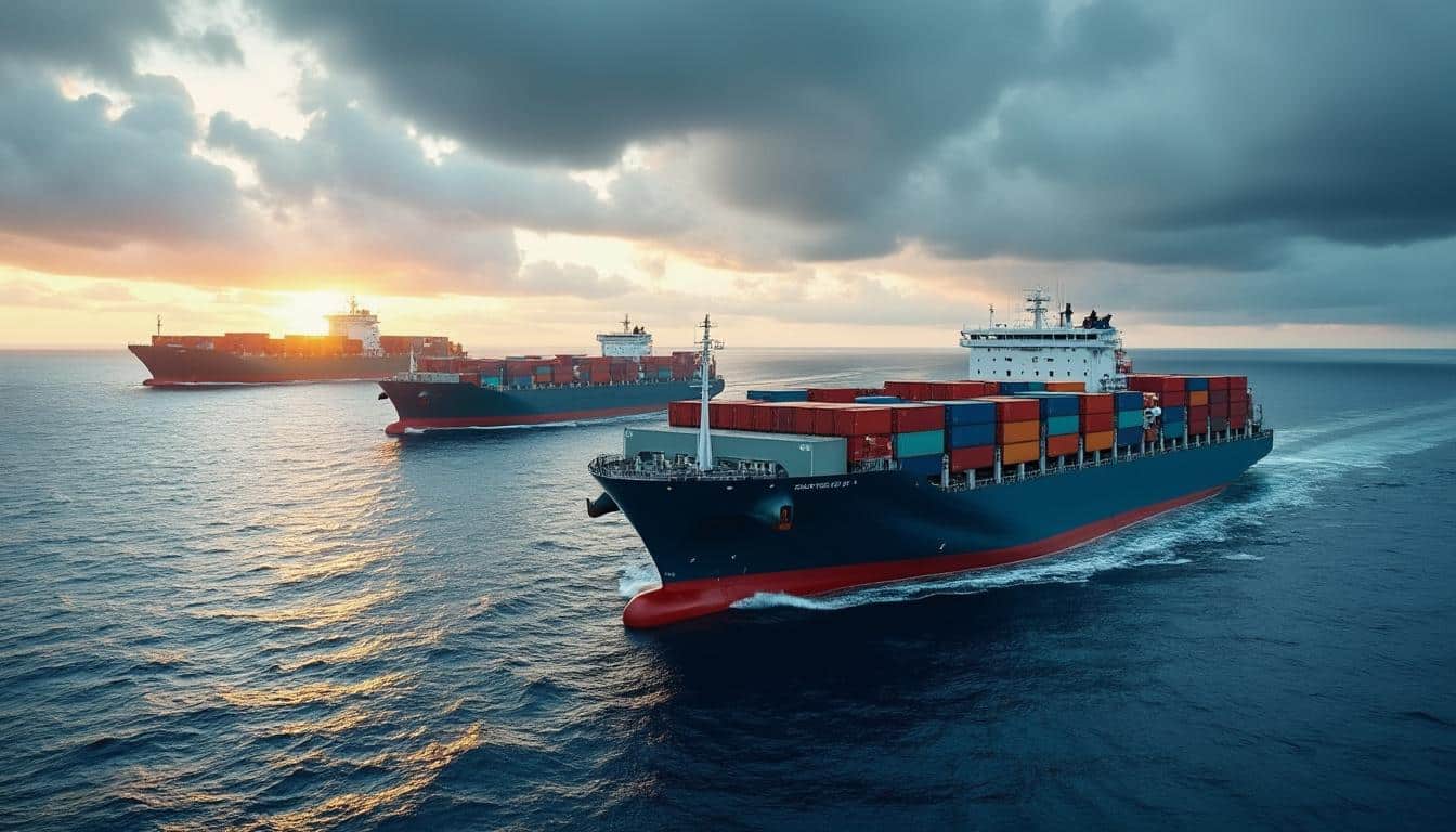 Illustration: Les différentes tailles et types de bateaux cargo porte conteneurs dans le monde