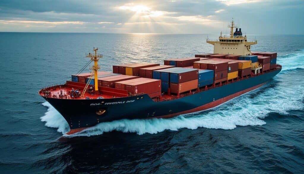 Bateau cargo porte conteneur : fonctionnement, types et enjeux clés