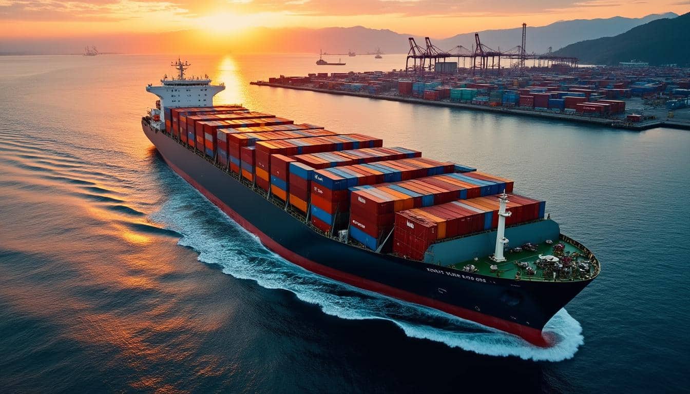 Illustration: Comment le plus gros porte conteneur du monde a marqué l’histoire du transport maritime