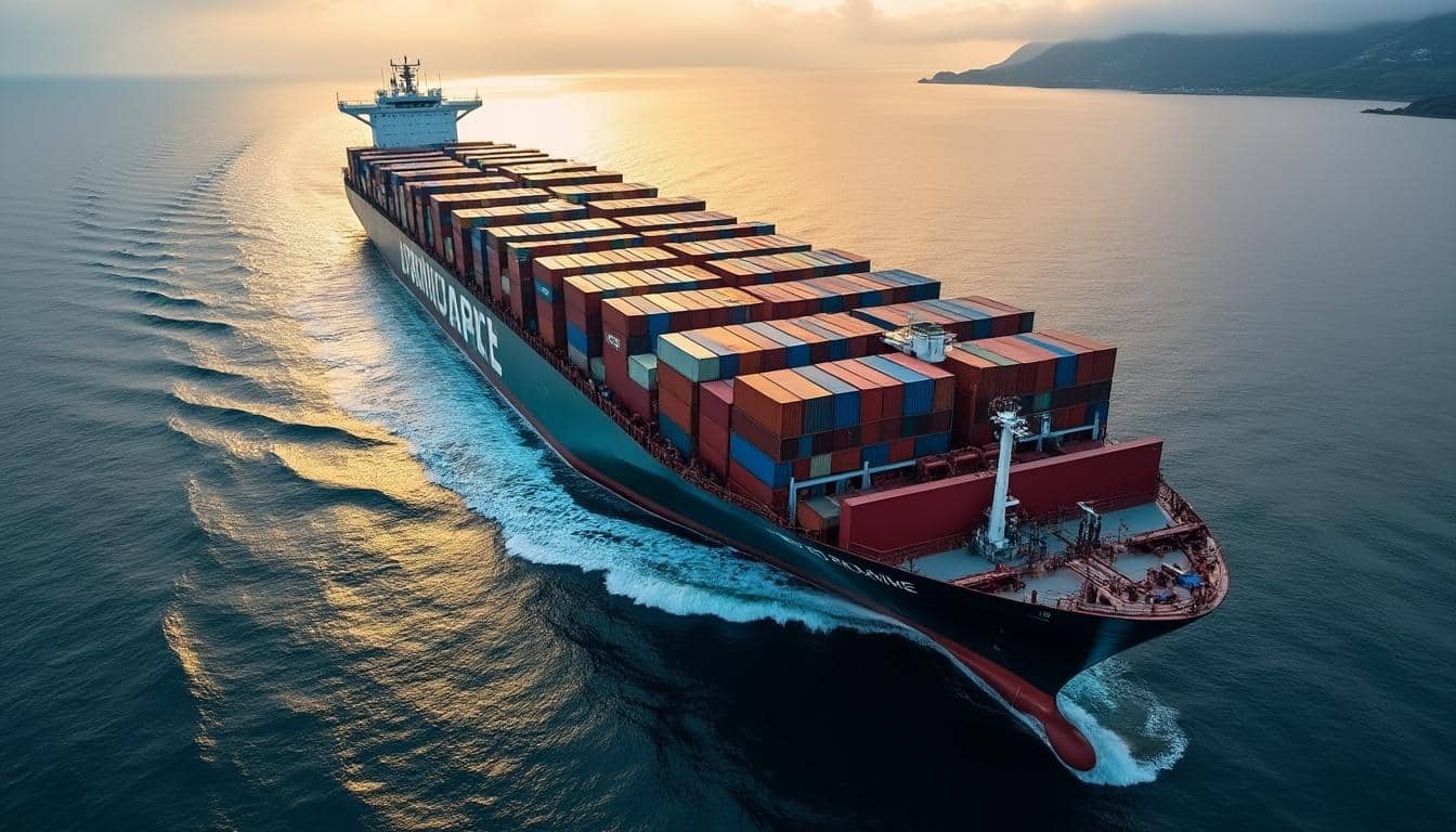 Le plus gros porte conteneur du monde : un géant maritime innovant