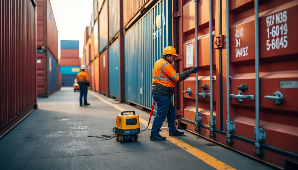 Dimension du container maritime : guide complet des tailles standards