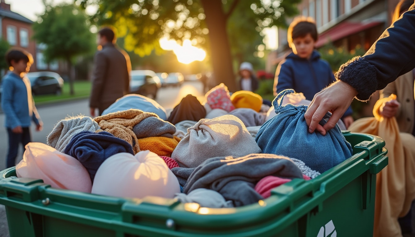 Illustration: Comprendre le rôle essentiel des conteneurs pour vêtements usagés