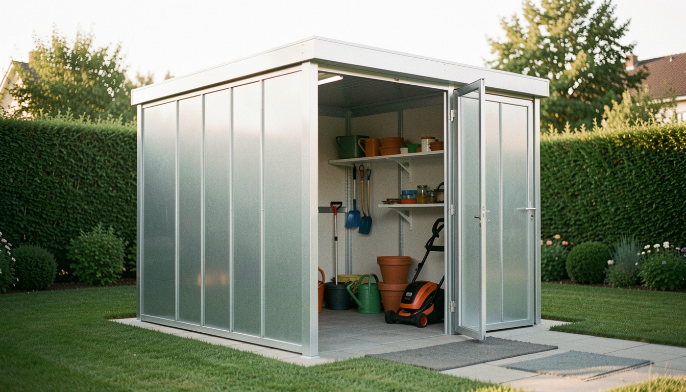 Comment choisir un abri de jardin en acier galvanisé