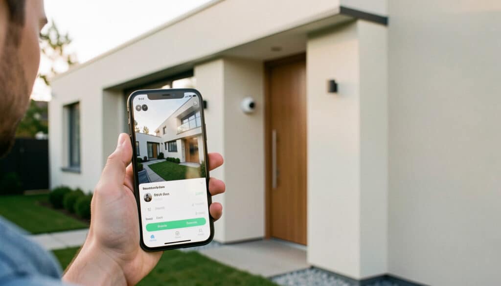 Alarme maison avec caméra pilotée sur téléphone