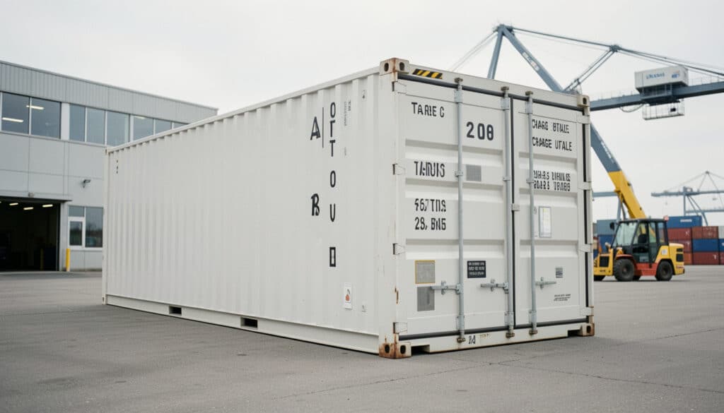 Poids d’un container 20 pieds : tare, charge et limites